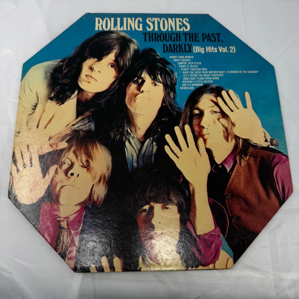 Rolling Stones Through The Past Darkly Octagon Vinyl LP NPS-3 1969